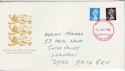 1989-08-22 Definitive Booklet Stamps Llanelli FDC (66091)