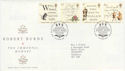 1996-01-25 Robert Burns Stamps Bureau FDC (66193)