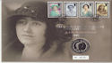 2002-12-11 Queen Mother Five Pounds Coin Cover (66270)