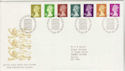 1991-09-10 Definitive Stamps Bureau FDC (66306)