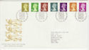1991-09-10 Definitive Stamps Bureau FDC (66309)