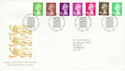 1996-06-25 Definitive Stamps Windsor FDC (66321)