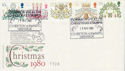 1980-11-19 Christmas Stamps Warwick NPC FDC (66509)