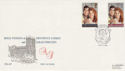 1986-07-22 Royal Wedding Stamps Dummer FDC (66526)