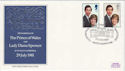1981-07-22 Royal Wedding Stamps Althorpe FDC (66592)