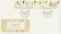 1988-09-06 Edward Lear Stamps London EC1 FDC (66644)