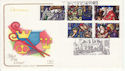 1992-11-10 Christmas Stamps Cambridge FDC (66760)