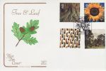 2000-08-01 Tree and Leaf Stamps Towcester FDC (66791)