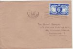 King George VI Stamp Used on Cover 1949 Leicestershire (66823)