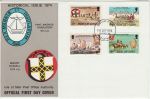 1974-09-18 IOM Historical Issue Stamps Douglas FDC (66833)