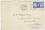 King George VI Stamp Used on Cover 1950 Rotherhithe (66841)