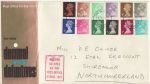 1971-02-15 Definitive Stamps good for soaking off FDC (66901)