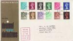 1971-02-15 Definitive Stamps Leeds FDC (66908)