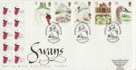 1993-01-19 Swans Stamps Weymouth Dorset FDC (66935)