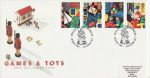 1989-05-16 Games & Toys Pollock's Museum W1 FDC (66966)