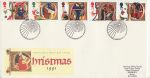 1991-11-12 Christmas Stamps Bethlehem FDC (66985)