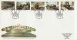 1985-01-22 Famous Trains Stamps Bristol FDC (66996)
