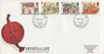 1986-06-17 Medieval Life Stamps Winchester FDC (67008)