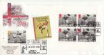 1996-06-08 Football Booklet Stamps Wembley Souv (67031)