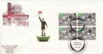 1996-06-11 Football Booklet Stamps Liverpool Souv (67034)