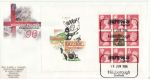 1996-06-19 Football Booklet Stamps Hillsborough Souv (67037)