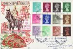 1971-02-15 Definitive Stamps Newcastle FDC (67075)