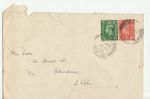 King George VI Stamps Used on Cover 1942 (67098)