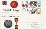 1966-06-01 World Cup Football Stamps London EC FDC (67135)