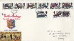 1966-10-14 Battle of Hastings Stamps London EC FDC (67150)