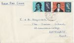 1966-01-25 Robert Burns Stamps Ramsgate cds FDC (67167)