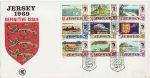 1969-10-01 Jersey Definitive Stamps FDC (67263)