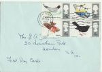 1966-08-08 British Birds Stamps Catford FDC (67271)