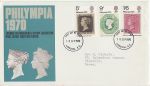 1970-09-18 Philympia Stamps London FDC (67299)