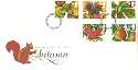 1993-09-14 The Four Seasons. Autumn. Fruits and Leaves FDC (6731