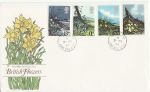 1979-03-21 British Flowers Stamps Headcorn cds FDC (67343)