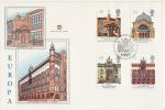 1990-03-06 Europa Buildings Stamps Bureau FDC (67377)