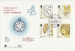 1993-02-16 Marine Timekeepers Stamps Portsmouth FDC (67390)