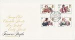 1980-07-09 Famous People Stamps Haworth FDC (67404)