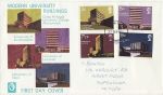 1971-09-22 British Architecture Stamps Nottingham FDC (67437)