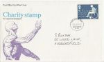 1975-01-22 Charity Stamp Huddersfield FDC (67440)