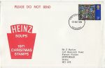 1971-10-13 Christmas Heinz Soups Edinburgh FDC (67449)
