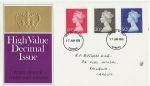 1970-06-17 Definitive Stamps Cardiff FDC (67492)