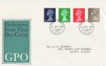 1968-07-01 Definitive Stamps Bureau FDC (67495)