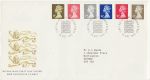 1993-10-26 Definitive Stamps Windsor FDC (67524)
