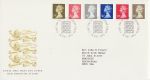 1993-10-26 Definitive Stamps Windsor FDC (67534)