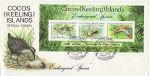 1992-06-11 Cocos Endangered Species Stamps M/S FDC (67594)