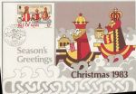 1983 Isle of Man Christmas Stamp Souv (67637)