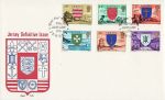 1976-01-29 Jersey Definitive Stamps FDC (67642)