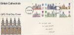 1969-05-28 British Cathedrals Stamps Cardiff FDC (67769)