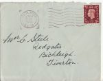 King George VI Stamp Used on Cover 1940 Woolwich (67805)